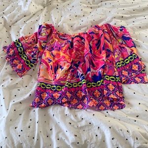 off shoulder lily pulitzer top